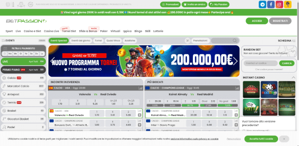 affiliazione betpassion